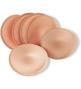 WMugthome 3 Pair Sewn Bra Pads Inserts for Women's Sports Yoga Bra to Hide Nipples or Bra Inserts...