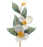 SHE'S FREE STYLE JUST FOR YOU [Van Gogh] Original Handmade Rose Brooches for Women, Layered Flowe...