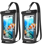ProCase [Floatable] 2 Pack Floating Waterproof Phone Pouch Up to 7", IPX8 Underwater Phone Case D...