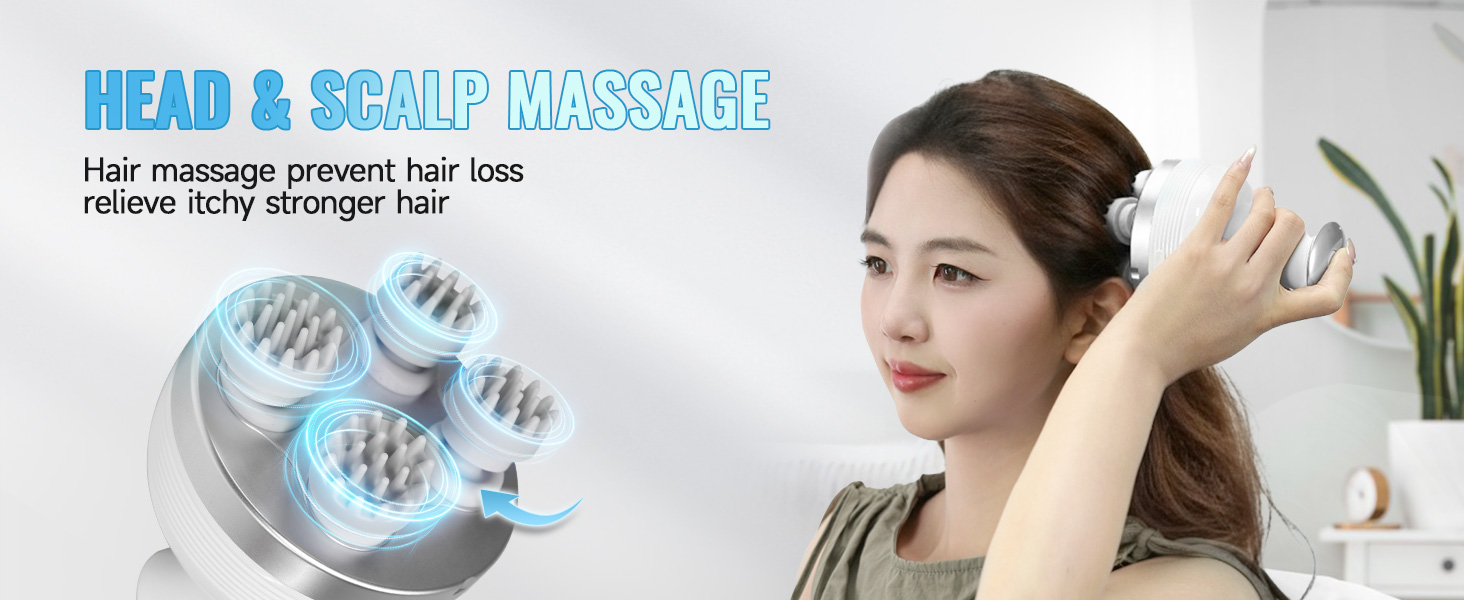 Electric Scalp Massager