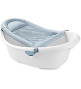 Skip Hop Baby Bath Tub 4-in-1 Grow with Baby Infant to Toddler Bathtub with Supportive Sling and ...