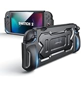JSAUX Protective Case for Nintendo Switch 2, TPU Grip Portable Cover | Compatible for Switch 2 Ca...