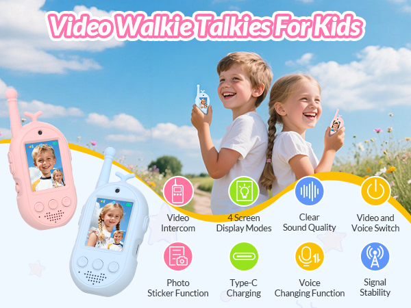 video walkie talkies for kids