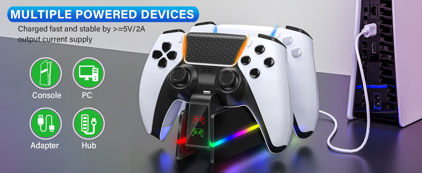 ps5 controller charging dock