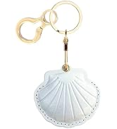 ZOUITY Leather Keychain holder Protective Case Compatible with Apple AirTag | Cute Drop-proof Cov...