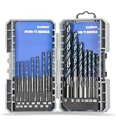 toolant Cobalt Drill Bit Set for Metal and Steel (Pro), Titanium Aluminum Nitride Coated (TiAlN) ...