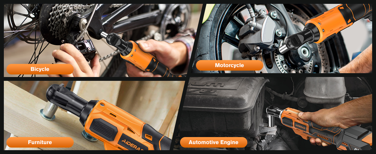 Brushless Cordless Ratchet Wrench for Makita 20V Max Battery