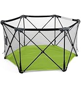 Bright Starts Pop ‘N Play Indoor/Outdoor Playard, Portable Playpen for Babies and Toddlers, Unise...