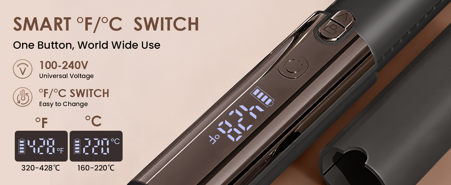 rechargeable curling iron cordless usb travel hair straightener flat iron hair straightener