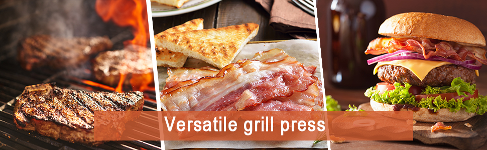 Versatile grill press