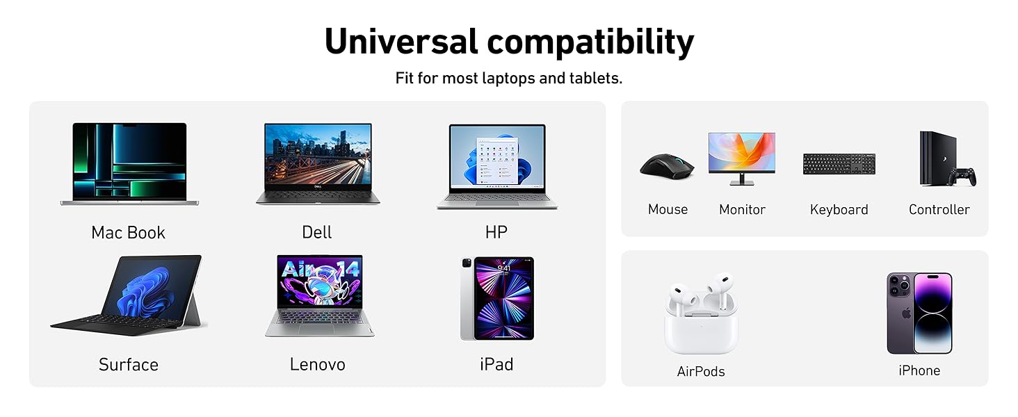 BENFEI Laptop Stand with USB C 6in1 Docking Station