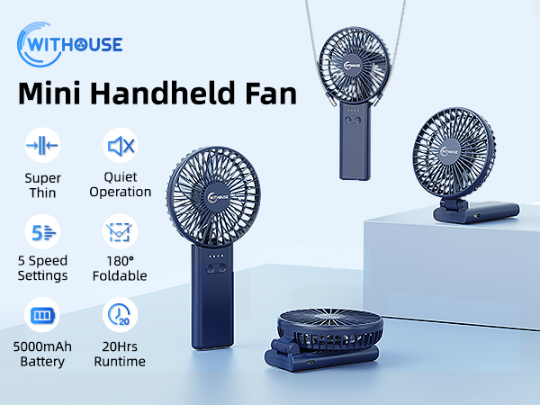 3-IN-1 Foldable Handheld Fan