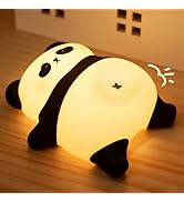 Snoring Panda Night Light for Kids, Upgraded Large Novelty Nursery Nightlight with Snoring Motion...