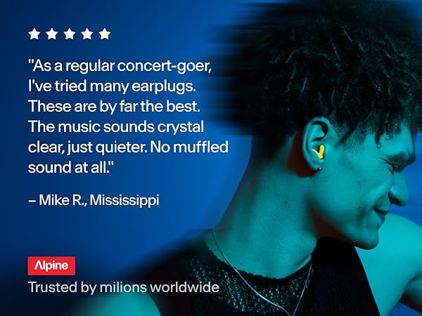 Alpine Tune Ear Plugs Concerts