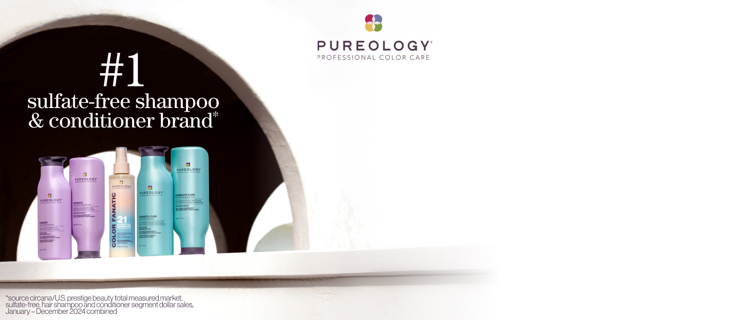 pureology, pureology hair care, luxury hair care, color treated hair, sulfate free, vegan