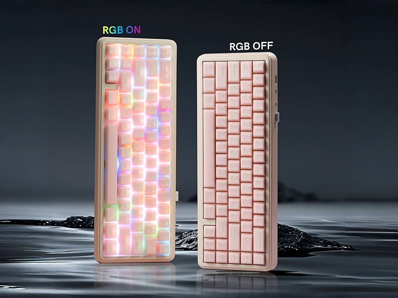 Pink Jade keycap Double Shot pbt keycaps Translucent Ceramic Cherry Profile Creamy Custom Keycap