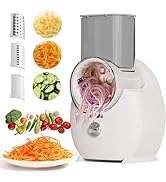 Electric Cheese Grater For Block Cheese,3 In 1 Electric Grater For Home Kitchen,One-Touch Easy Co...