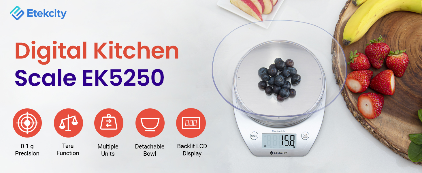 You can measure from 1 gram, and a detachable bowl will be helpful to cook more easily