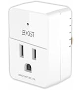 BXST Single Outlet Surge Protector, Small Surge Protector for Refrigerators, PC, TV and Home Appl...