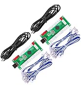 EG STARTS Arcade 2 Player Zero Delay USB Encoder to PC Games Controller Arcade Joystick Buttons f...