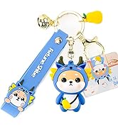 YOU WIZV Cute Keychain Kawaii Anime Keychains for Kids Backpack Charms Key Chain Accessory Friend...