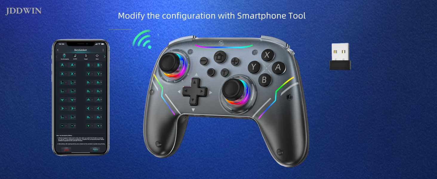 JDDWIN Wireless Controller Compatible With Nintendo Switch 2