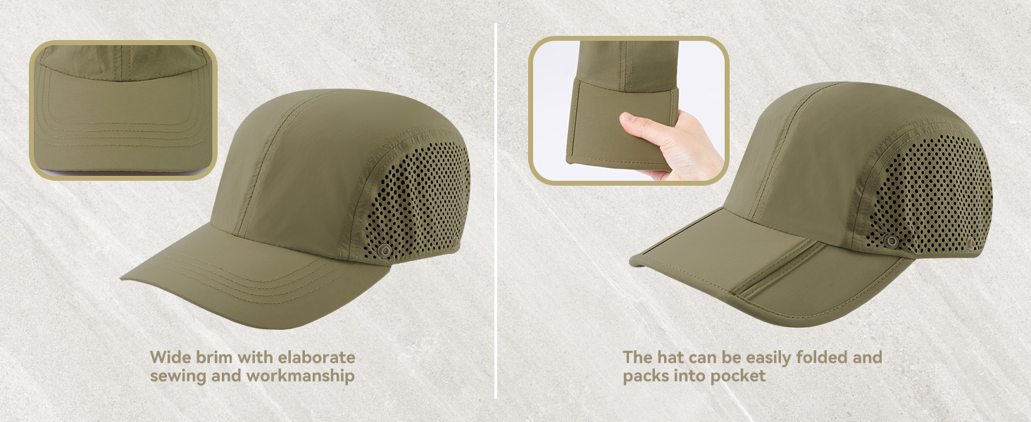 Fishing hat quick dry with neck protection