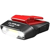klarus HC3 Rechargeable Motion Sensor Cap Visor Light - 100 Lumens COB LED Clip on Hat Light - He...
