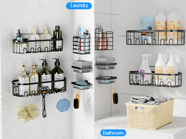 Space-Saving Shower Storage
