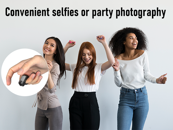 Convenient selfies or party photography