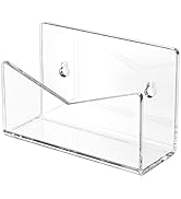 Richboom Acrylic Mail Holder, Envelope Holder for Desk Countertop Letter Holder for Home Office S...