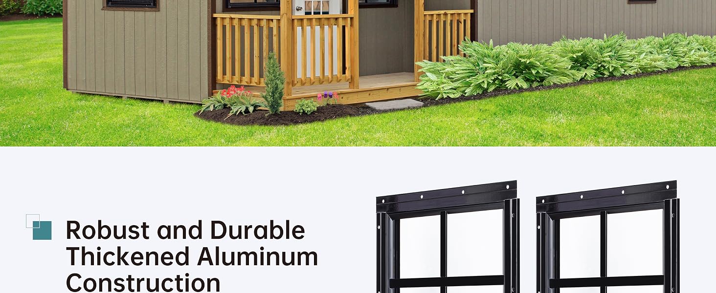 2 pack shed windows