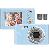 Andoer Portable Digital Camera 48MP 1080P 2.4-inch IPS Screen 16X Zoom Auto Focus Self-Timer 128G...