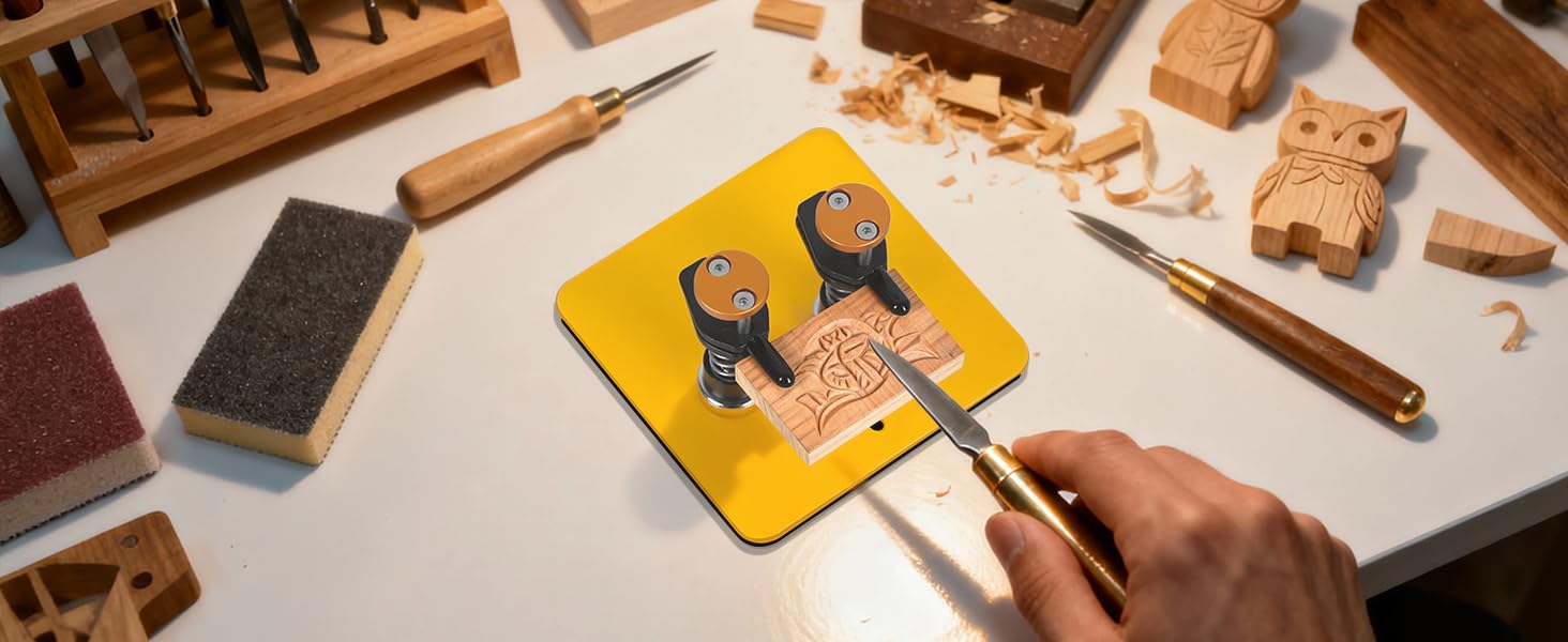 clamps holder for wood carving