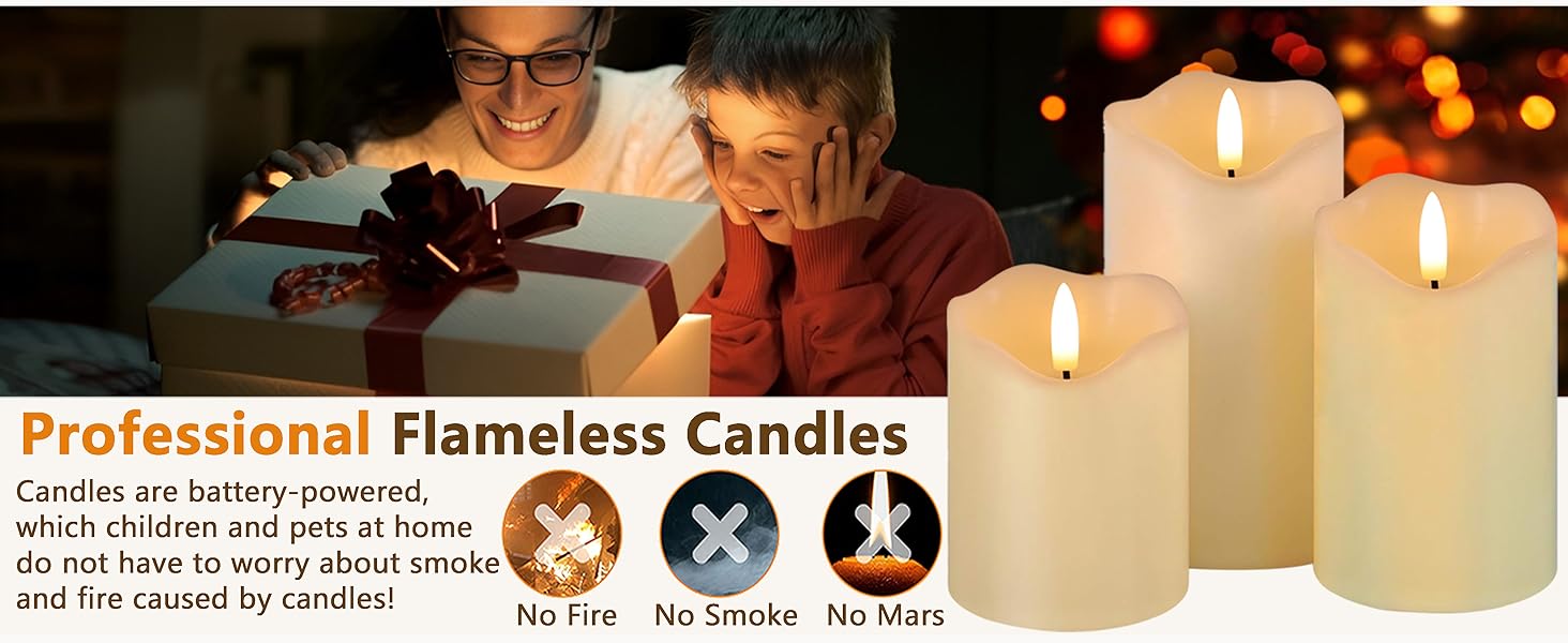 battery candles with remote control