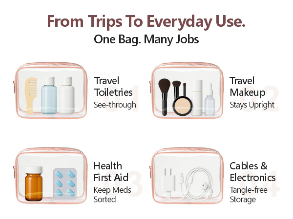 clear makeup bag
