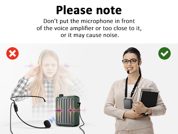 voice amplifier with microphone