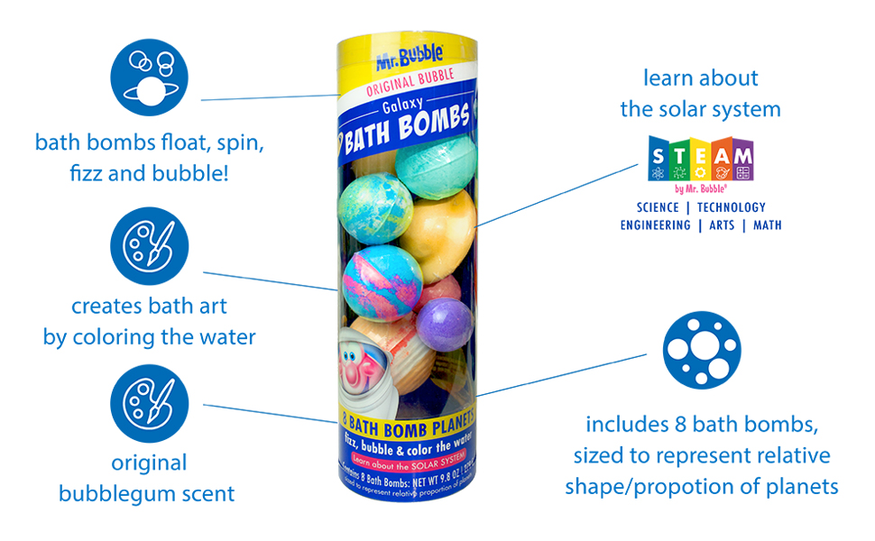 Mr Bubble Galaxy Bath Bomb