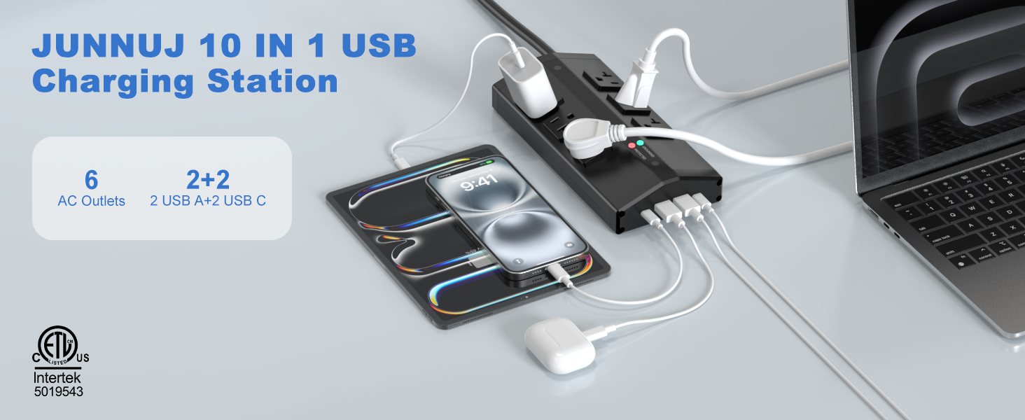 Heavy Duty Surge Protector Power Strip