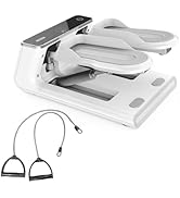 Mini Stepper for Home Workout with Resistance Bands &amp; LCD Display - 300LB Capacity, Quiet Stair C...