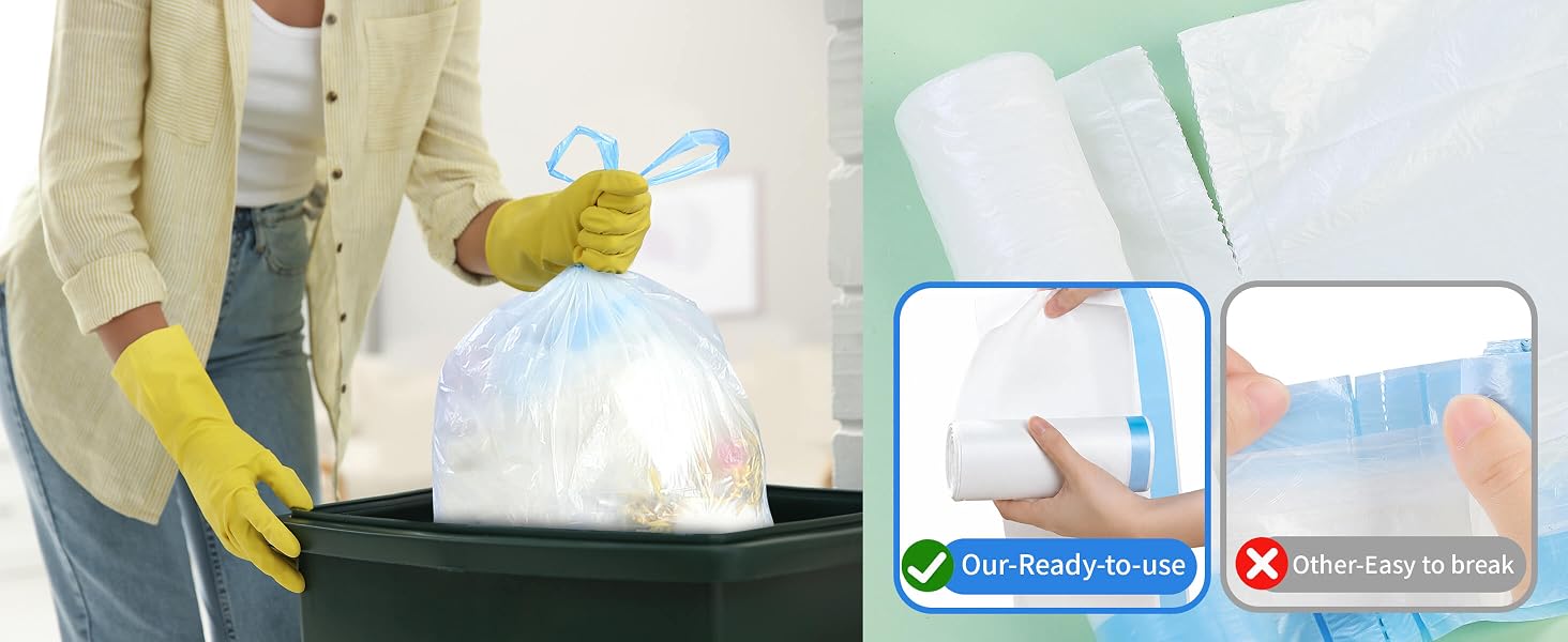 210 Count 4 Gallon Trash Bags