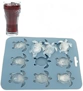 Ice Cube Mold Turtle Shaped Silicone Ice Cube Tray for Beverages, Beer, Juice, Whisky