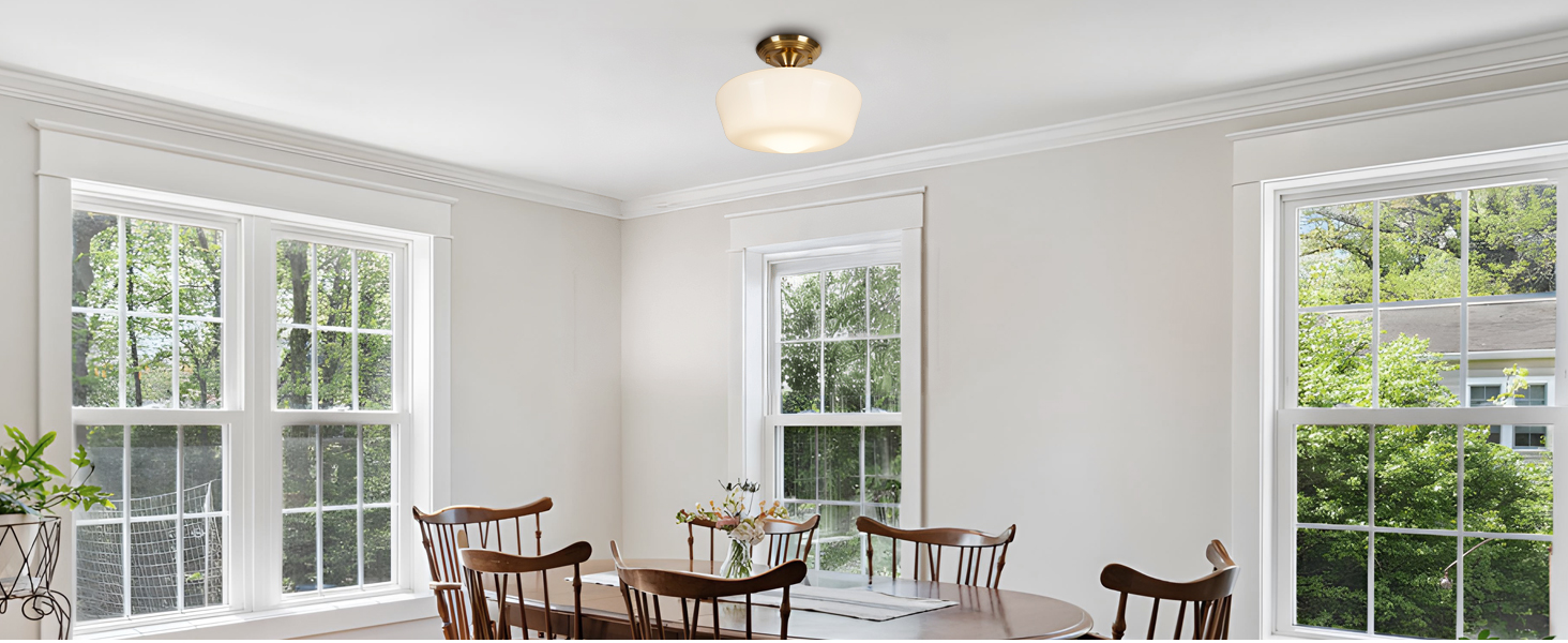 schoolhouse ceiling light