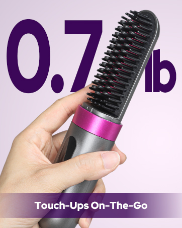 Portable Hair Straightener Brush