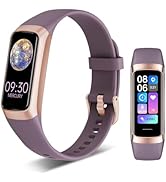Fitness Tracker, 24/7 Heart Rate Blood Oxygen Blood Pressure Body Temp Monitor Sleep Calorie Trac...