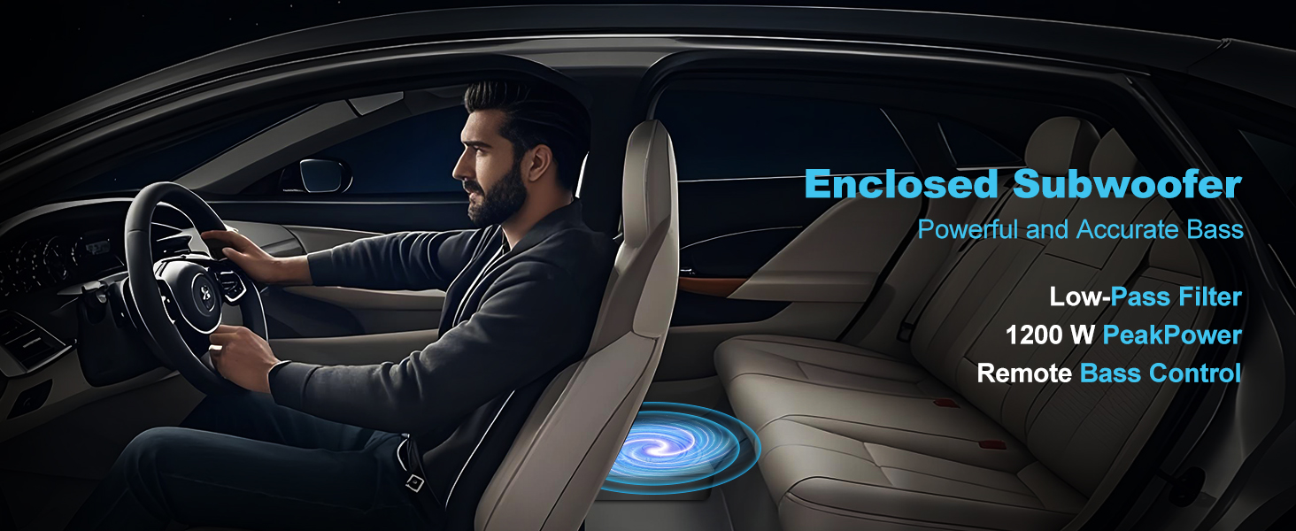 10 inch under seat car subwoofer