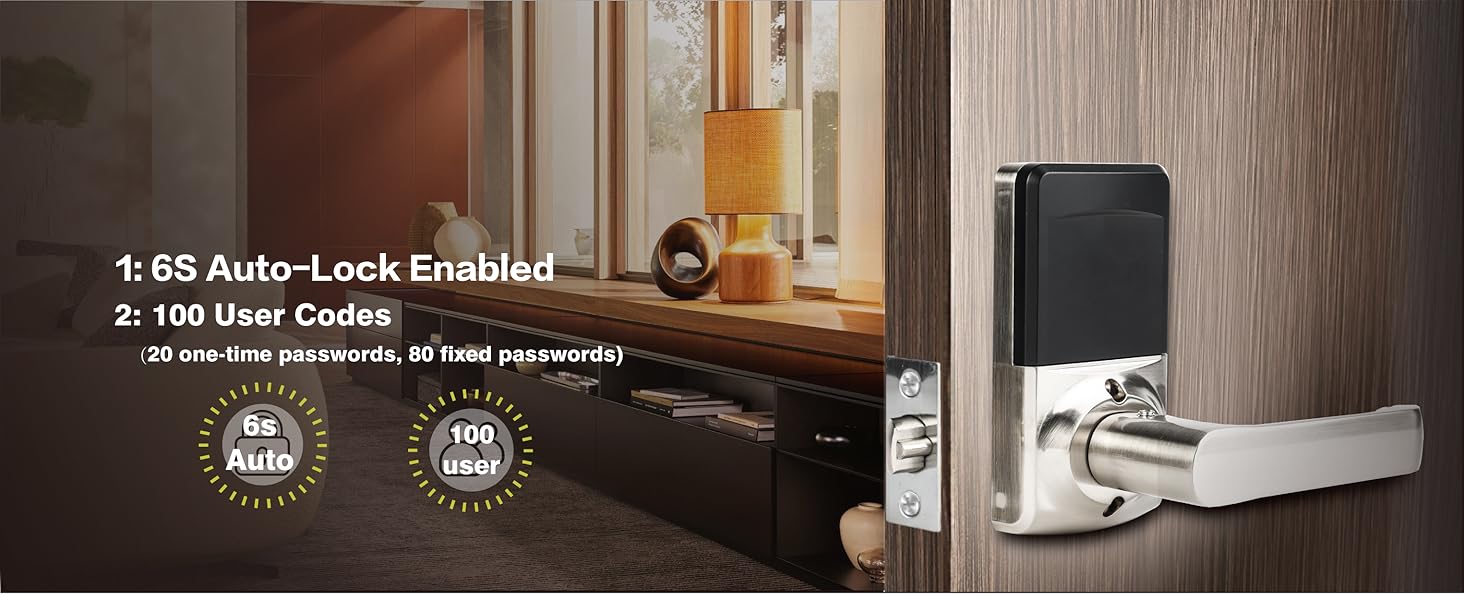 Keypad Door Lock with Handle