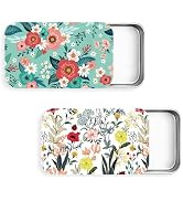 Gerkia 2Pack Travel Floss Picks Case, Refillable Portable Floss Pick Holder and Dispenser, Small ...