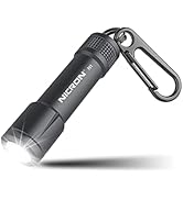 NICRON EDC Keychain Flashlight N1 Mini LED Light with AAA Battery, Portable Mini Light IPX7 Water...