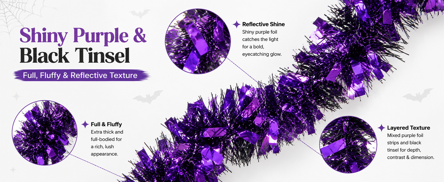 purple garland